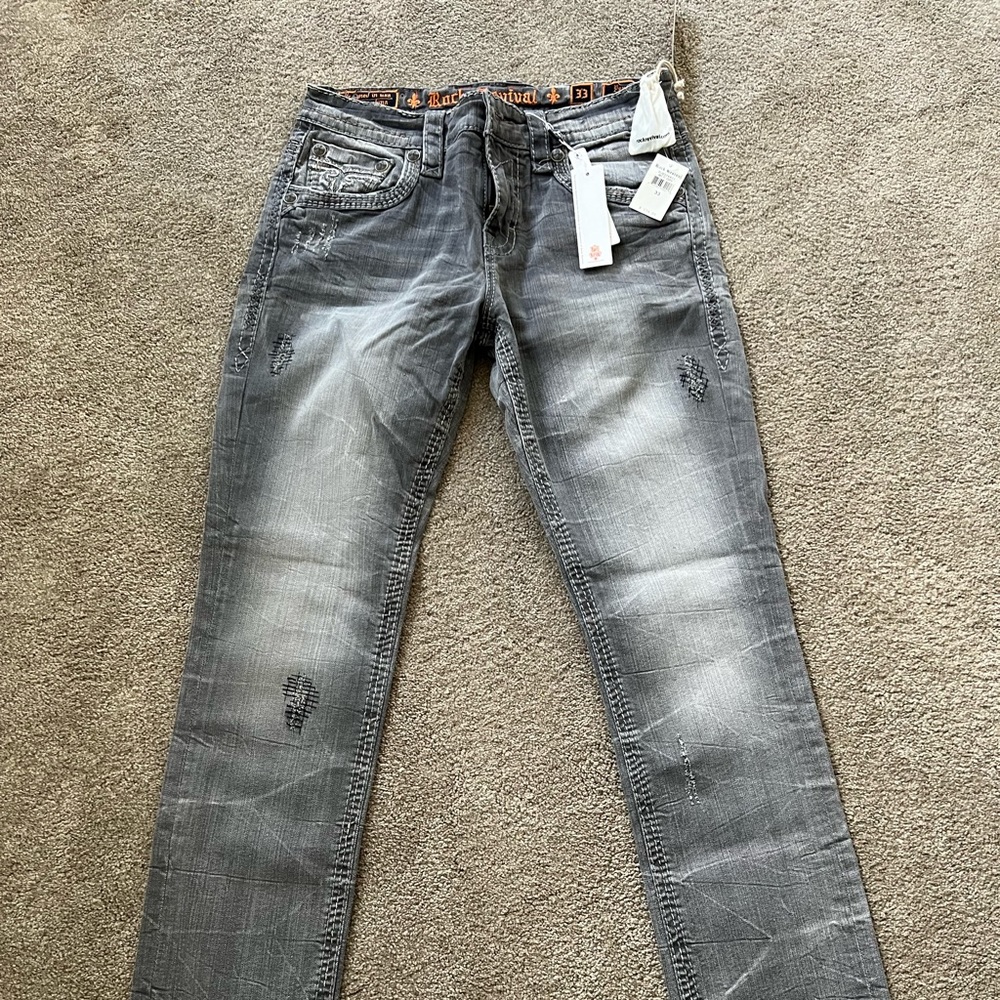 NWT Rock Revival  mens jeans Sz 33